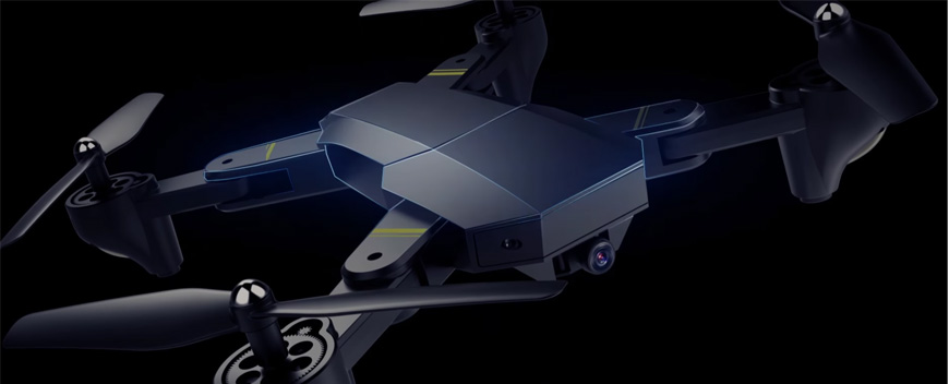 Visuo XS809HW foldable drone - DJI Mavic Pro kloon