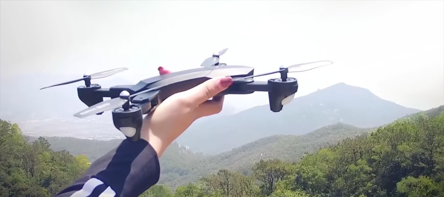 Visuo XS809HW foldable drone - DJI Mavic Pro kloon