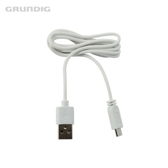 Grundig USB naar Micro USB Sync- en Laadkabel - 100cm