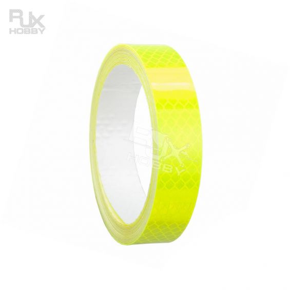 3M Micro-Prismatische Reflecterende Plakband (1 meter) - 20 mm - FLUORESCEREND GEEL