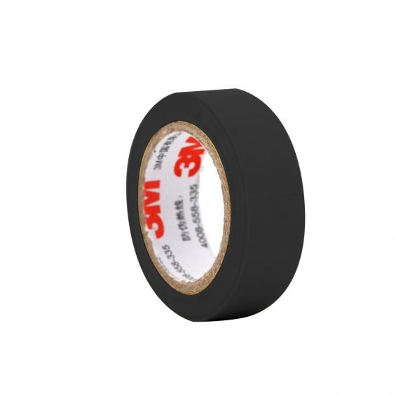 3M Vinyl Electrical Tape - ZWART