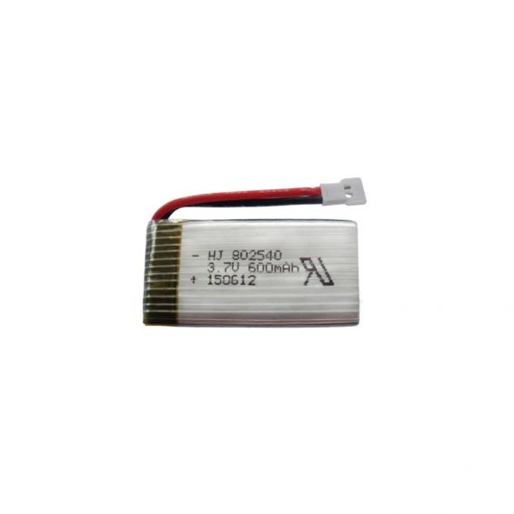 600mAh 3.7V 1S LiPo Accu - MX2.0