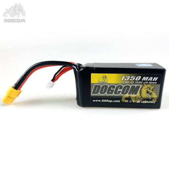 DOGCOM 1300mAh 150C 4S 14.8V LiPo Accu - XT60