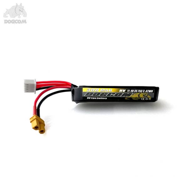 DOGCOM 300mAh 75C 2S 7.6V HV LiPo Accu - XT30