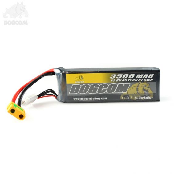 DOGCOM 3500mAh 120C 4S 14.8V LiPo Accu - XT90