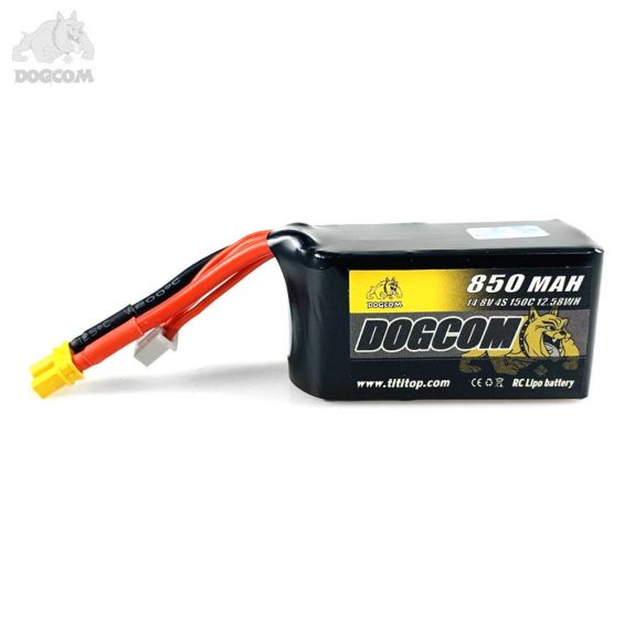 DOGCOM 850mAh 150C 4S 14.8V LiPo Accu - XT30