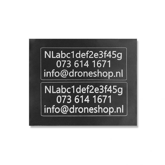 Droneplaatje Sticker 