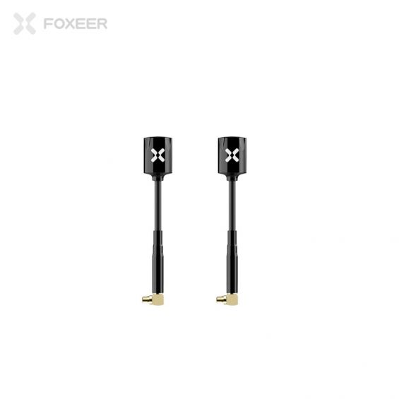 Foxeer Micro Lollipop 5.8GHz FPV Antenne (2 stuks) - ZWART - LHCP - MMCX 90°