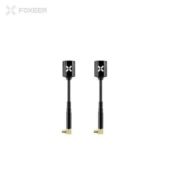 Foxeer Micro Lollipop 5.8GHz FPV Antenne (2 stuks) - ZWART - RHCP - MMCX 90°