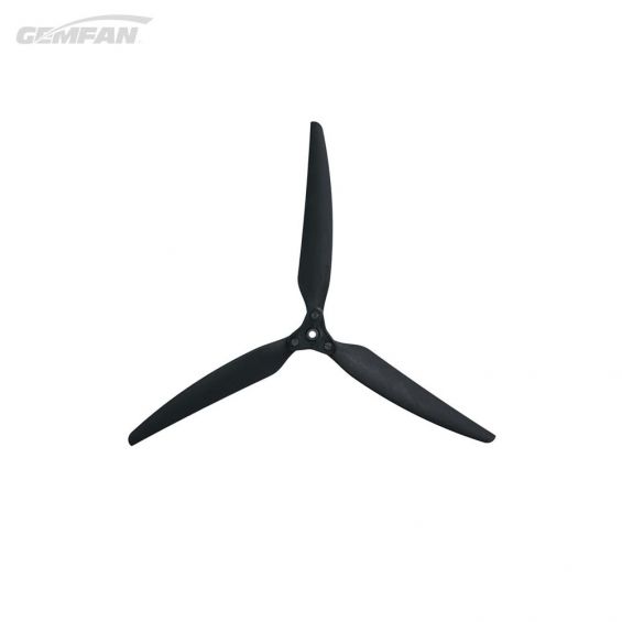 Gemfan 1307F Folding 3-Blade Glass Fiber Nylon Propellers (2 stuks) - Aluminium Adapter