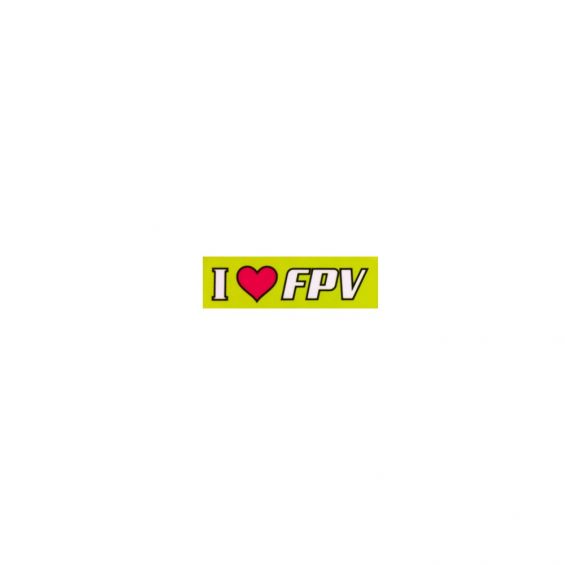I LOVE FPV Sticker