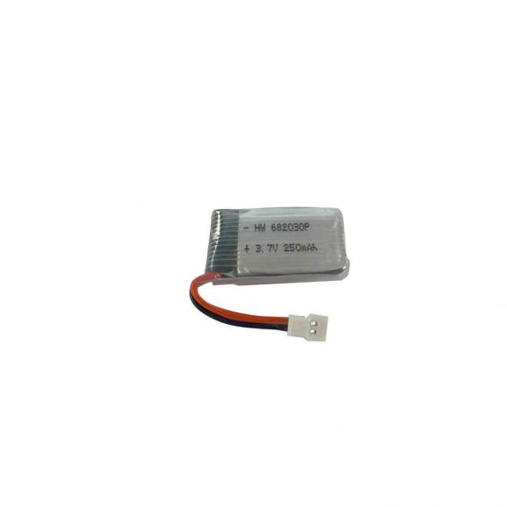 250mAh 3.7V 1S LiPo Accu - MX2.0