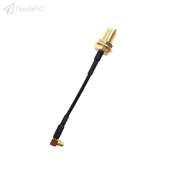 MMCX90 naar SMA (female) kabel - 70mm