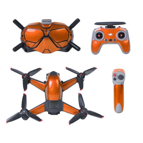Protective Skin voor DJI FPV Combo - BRIGHT ORANGE