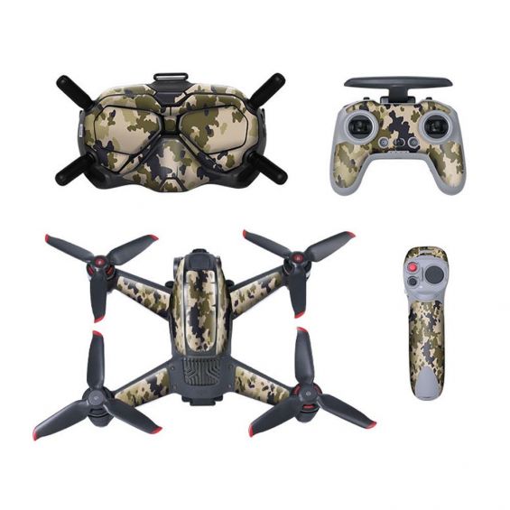 Protective Skin voor DJI FPV Combo - DESERT CAMO