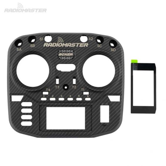 RadioMaster Boxer - Front Case Shell - Carbon Fiber