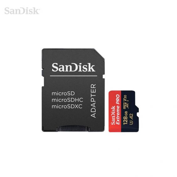 SanDisk Extreme PRO MicroSD geheugenkaart - 128GB