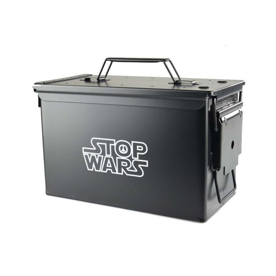 Steel Ammo Utility Box - BLACK - STOP WARS