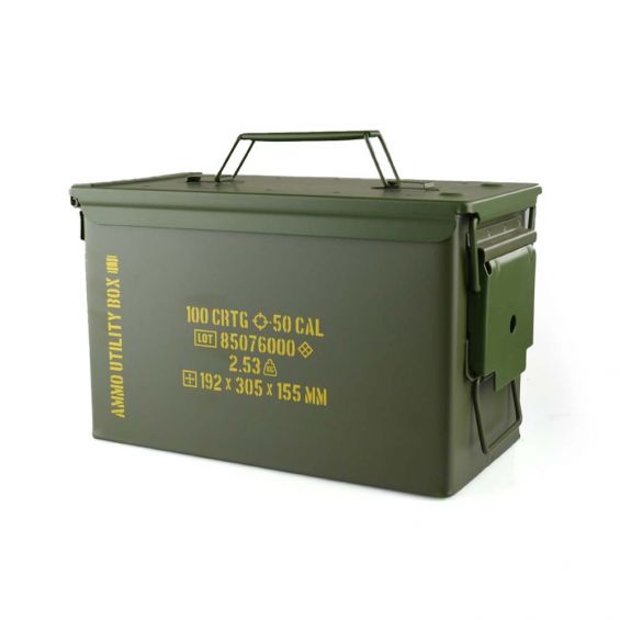 Steel Ammo Utility Box - GREEN - ARMY
