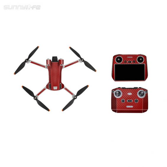 Protective Skin voor DJI Mini 3 Pro - Red Grain