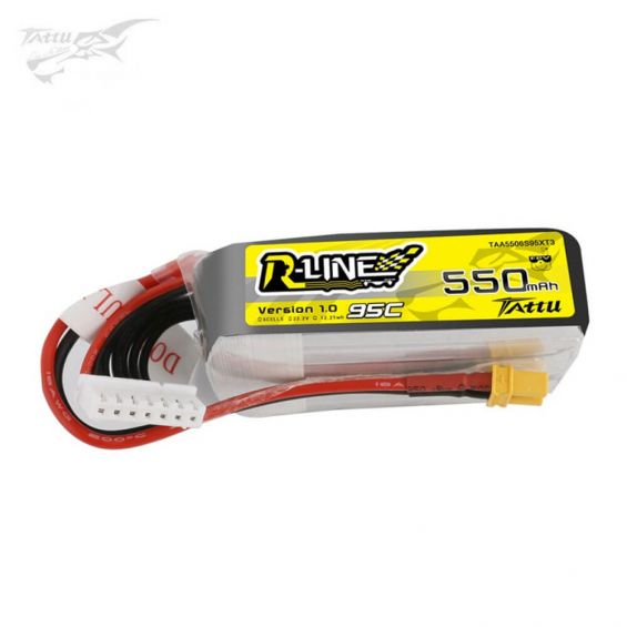 Tattu R-Line 550mAh 22.2V 95C LiPo Accu - XT30