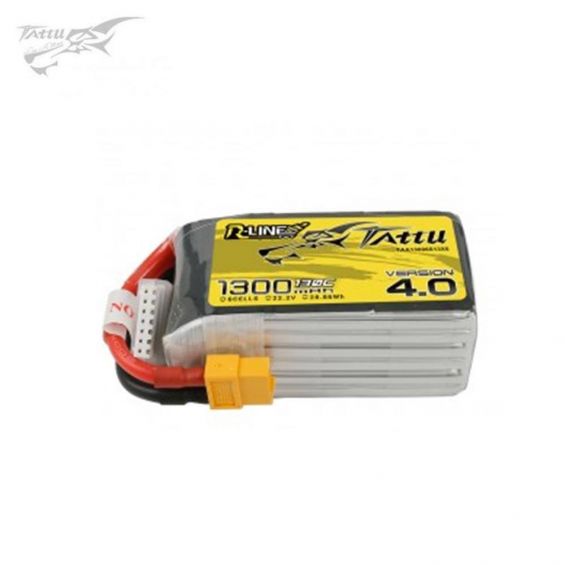 Tattu R-Line Version 4.0 1300mAh 14.8V 130C 4S - XT60