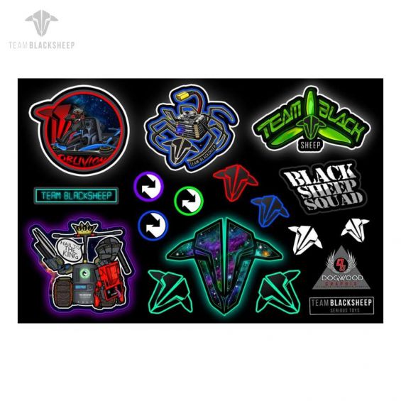 TBS Stickervel - DogWood Graphix