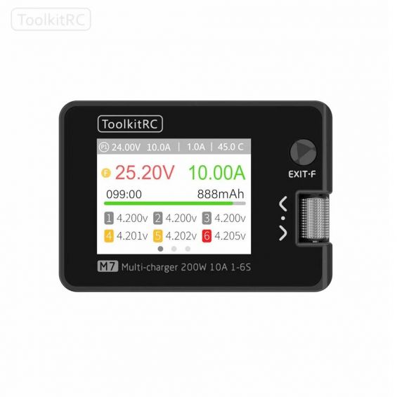 ToolkitRC M7 1-6S LiPo Acculader