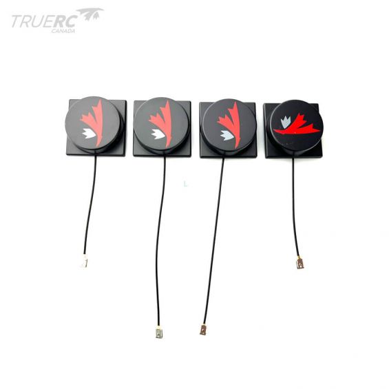 TrueRC X-AIR MKII 5.8GHz Antennes voor LetsFlyRC Faceplate - LHCP (4 stuks)