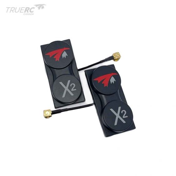 TrueRC X2-AIR 5.8 MK II Pair voor HDZero VRX4 - RHCP