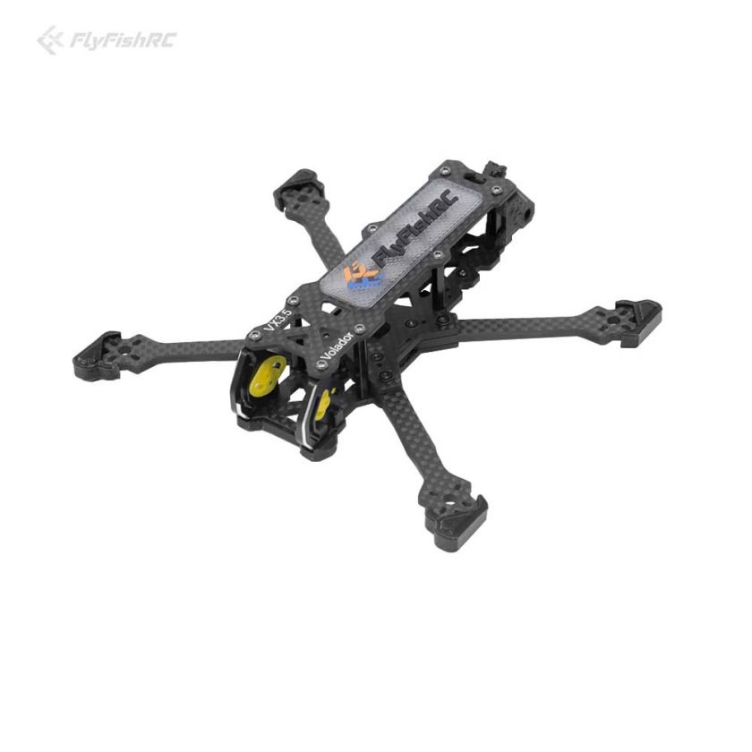 FlyFish RC Voladro O4 VX3.5 - FRAME KIT - BLACK