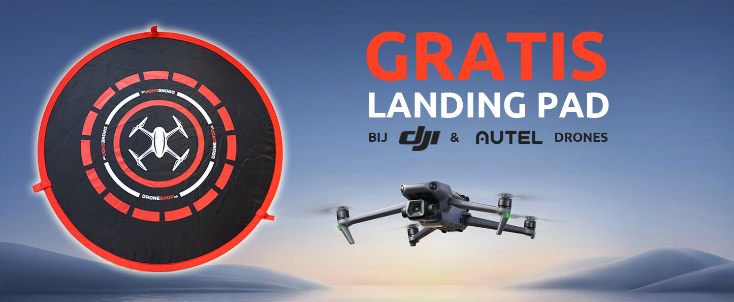 Gratis Landing Pad bij DJI en Autel drones