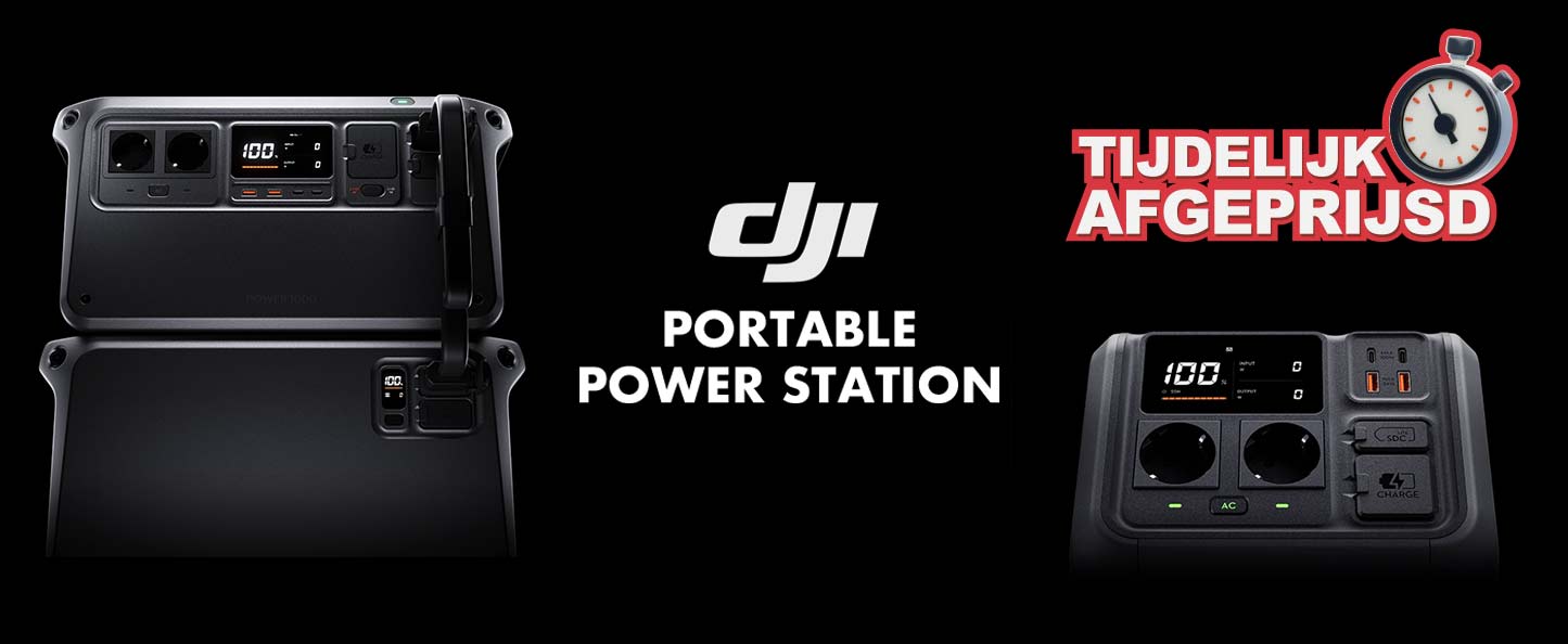 Grote kortingen op DJI Power Stations: tijdelijk afgeprijsd!