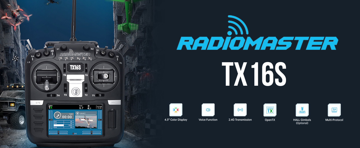 Reserveer nu de RadioMaster TX16s