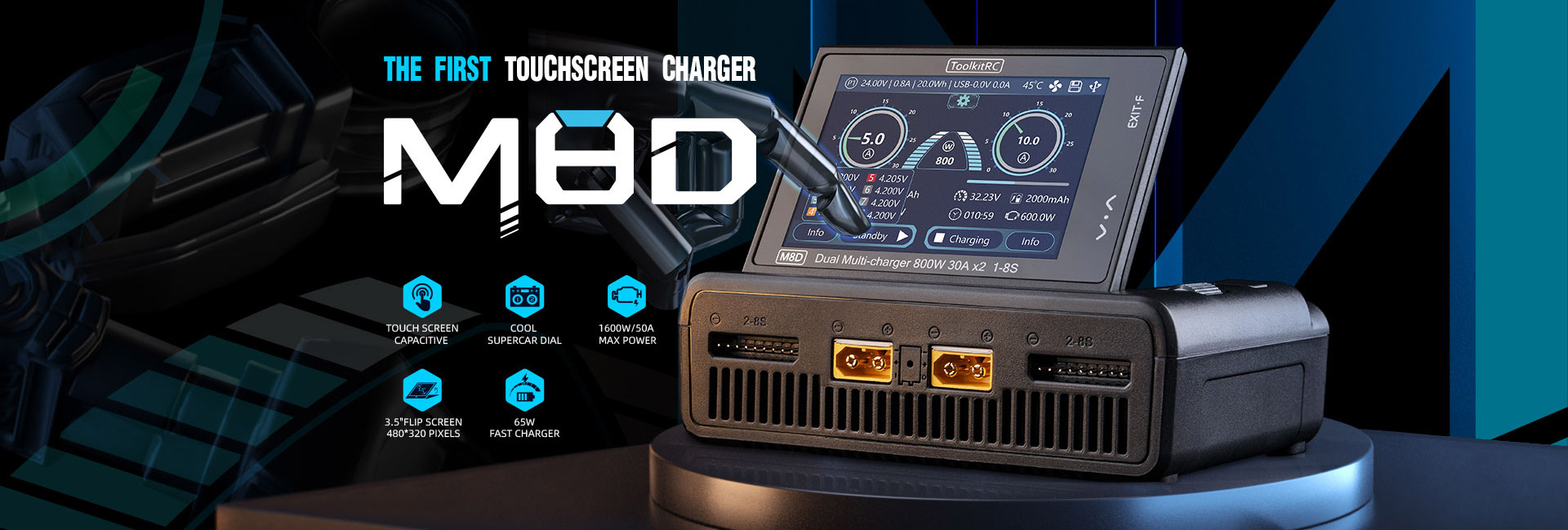 ToolkitRC - M8D Acculader