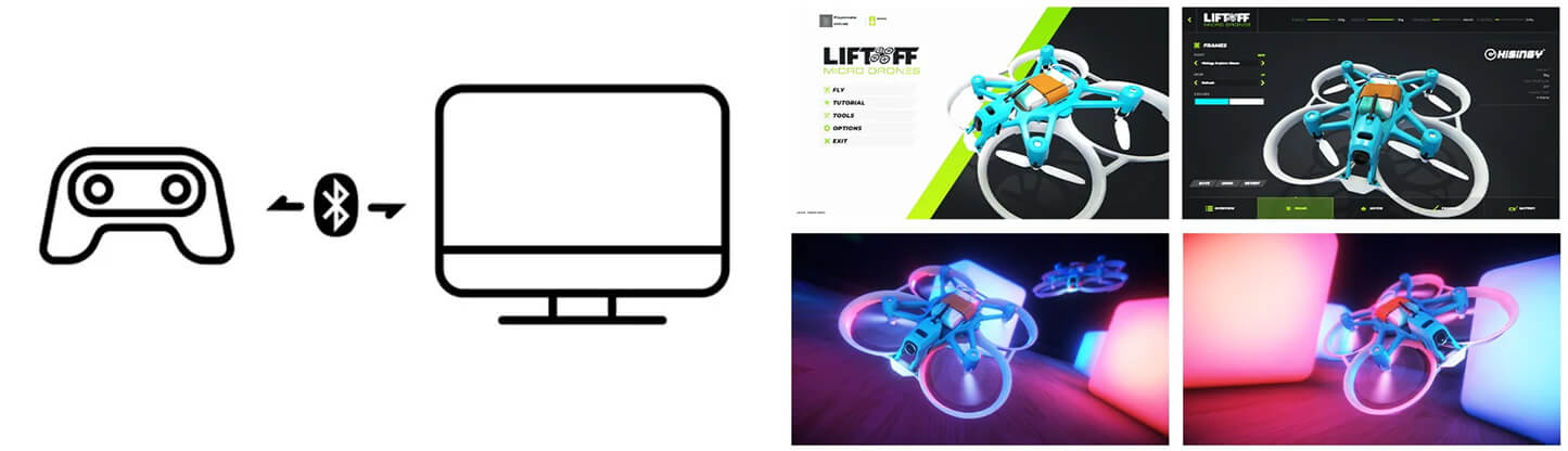Hisingy Explore Blazer drone FPV Simulator